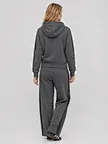 side-tape cotton zip jacket